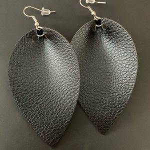 Leather earrings